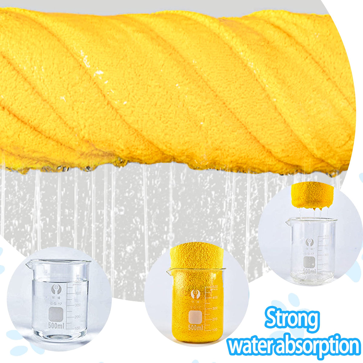 Dog Towels for Drying Dogs Drying Towel Dog Bath Towel, Quick-Drying Pet Dog and Cat Towels Soft Fiber Towels Robe Super Absorbent Quick Drying Soft Microfiber Pet Towel for Dogs, Cats Yellow