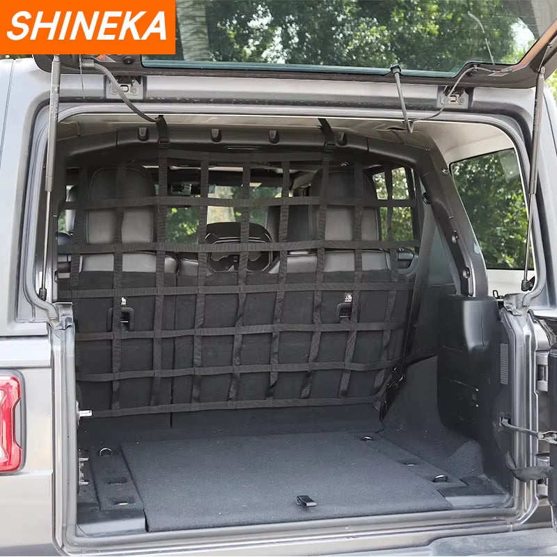 Trenngitter-Netz für Hunde im Jeep Wrangler – Ansicht 7
