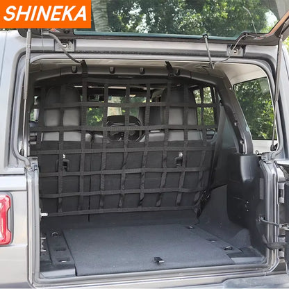 Trenngitter-Netz für Hunde im Jeep Wrangler – Ansicht 7