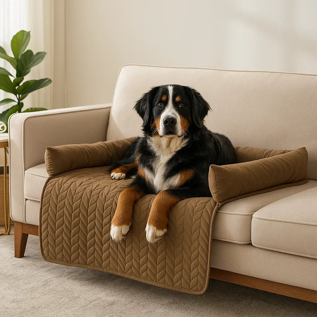 Hundebett mit Sofabezug – wasserfest & waschbar