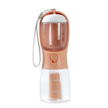 3-in-1 Trinkflasche für Hunde mit Futter- und Beutelfach – Ansicht 3