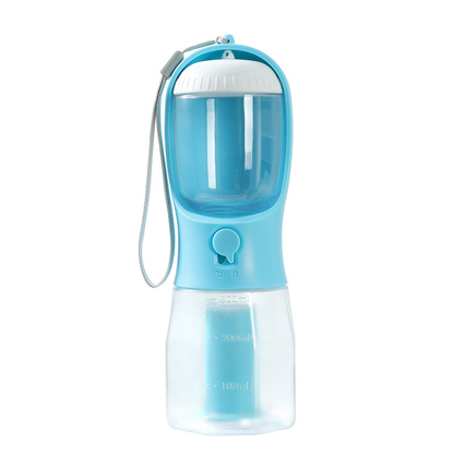 3-in-1 Trinkflasche für Hunde mit Futter- und Beutelfach – Ansicht 4