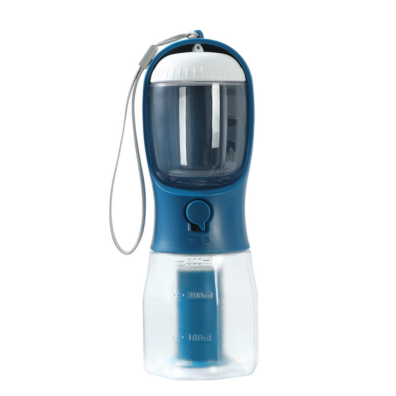 3-in-1 Trinkflasche für Hunde mit Futter- und Beutelfach – Ansicht 5
