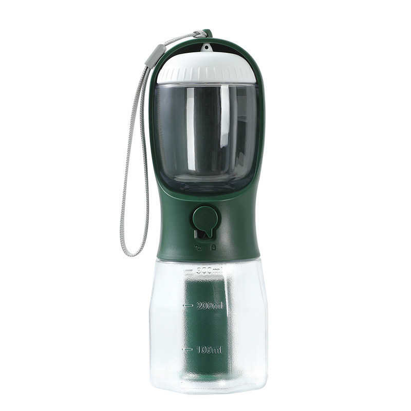 3-in-1 Trinkflasche für Hunde mit Futter- und Beutelfach – Ansicht 6