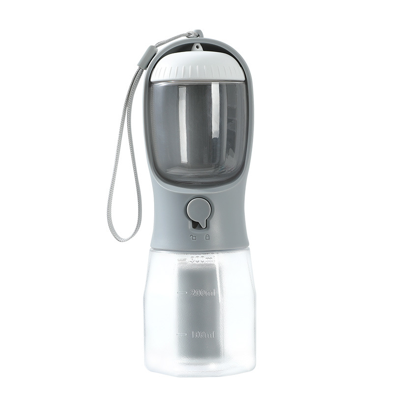 3-in-1 Trinkflasche für Hunde mit Futter- und Beutelfach – Ansicht 7