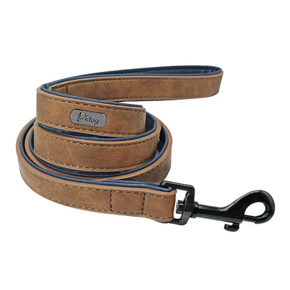 Leder-Hundeleine mit gepolstertem Griff – Ansicht 10
