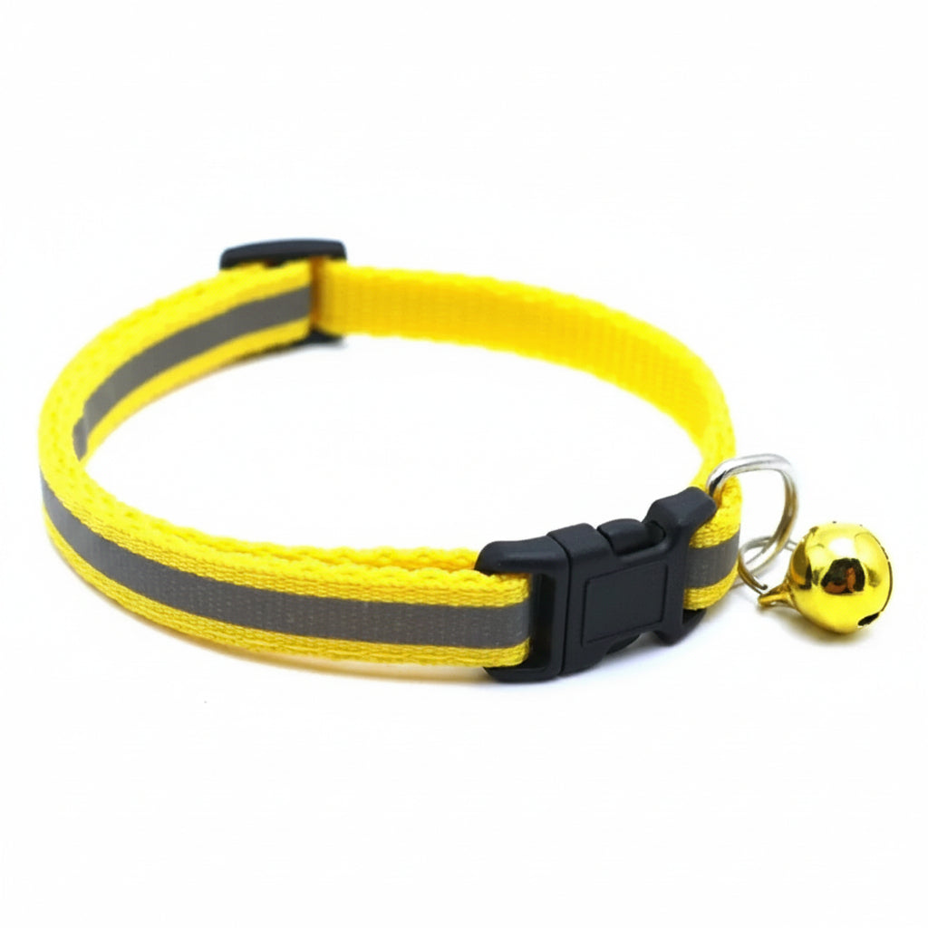 Reflektierendes LED-Halsband in Gelb