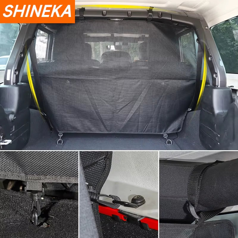 Trenngitter-Netz für Hunde im Jeep Wrangler – Ansicht 3