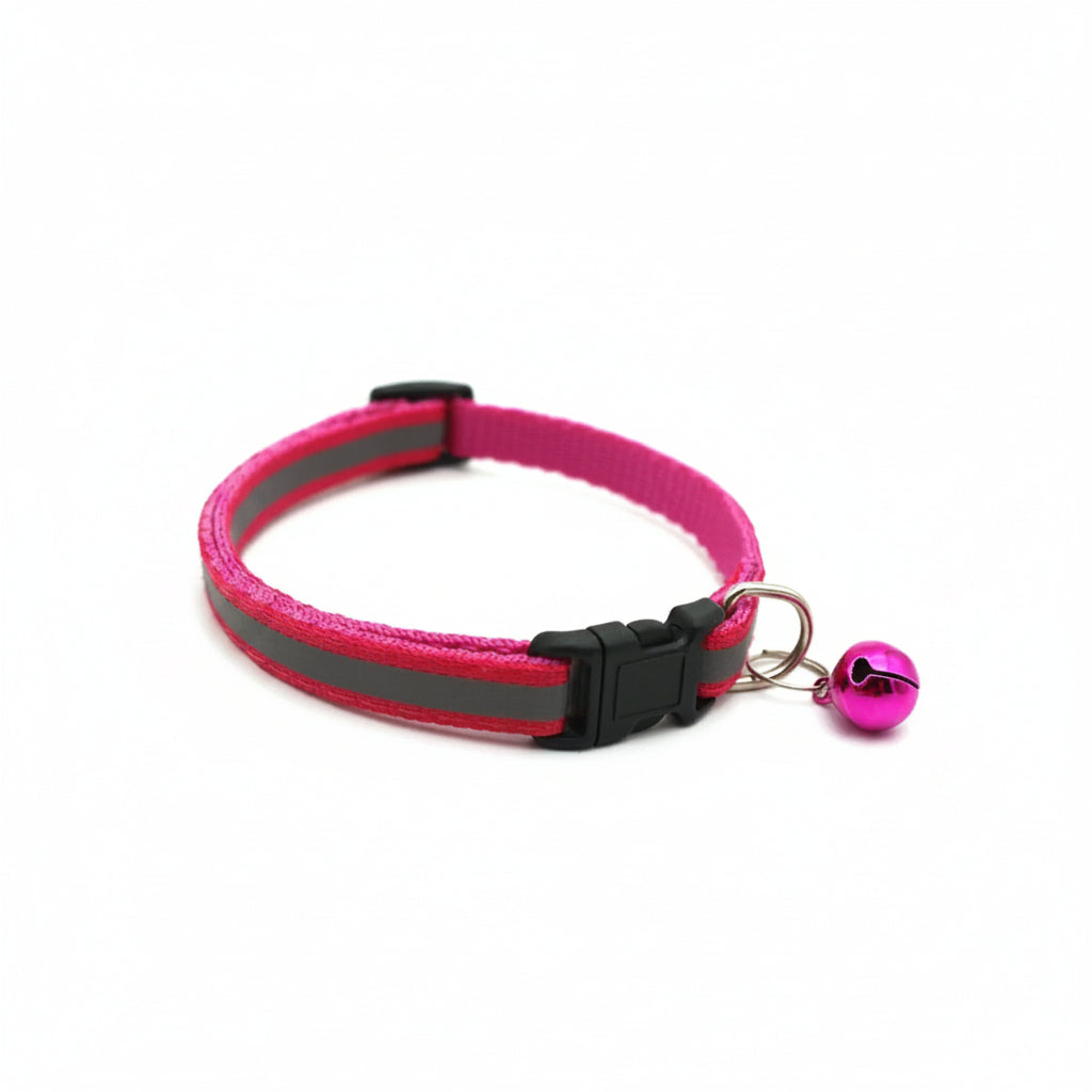 Reflektierendes LED-Halsband in Rosarot