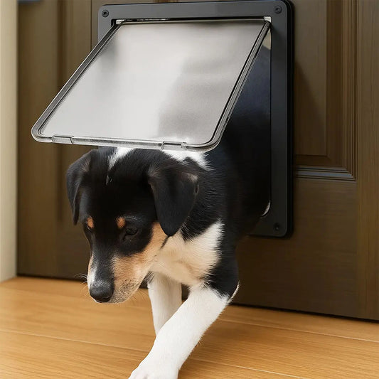 Hundeklappe mit Sicherheitsverschluss