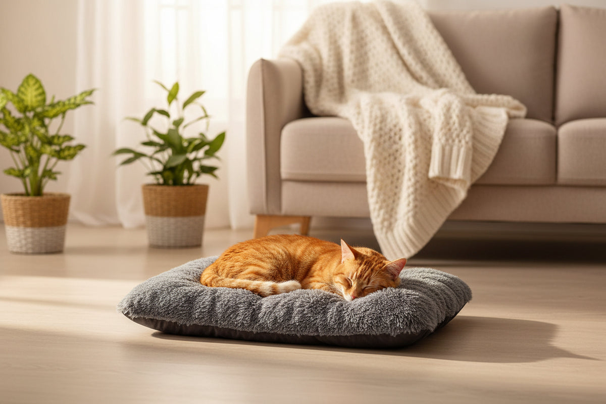 Beruhigendes Kuschelbett für Hunde & Katzen