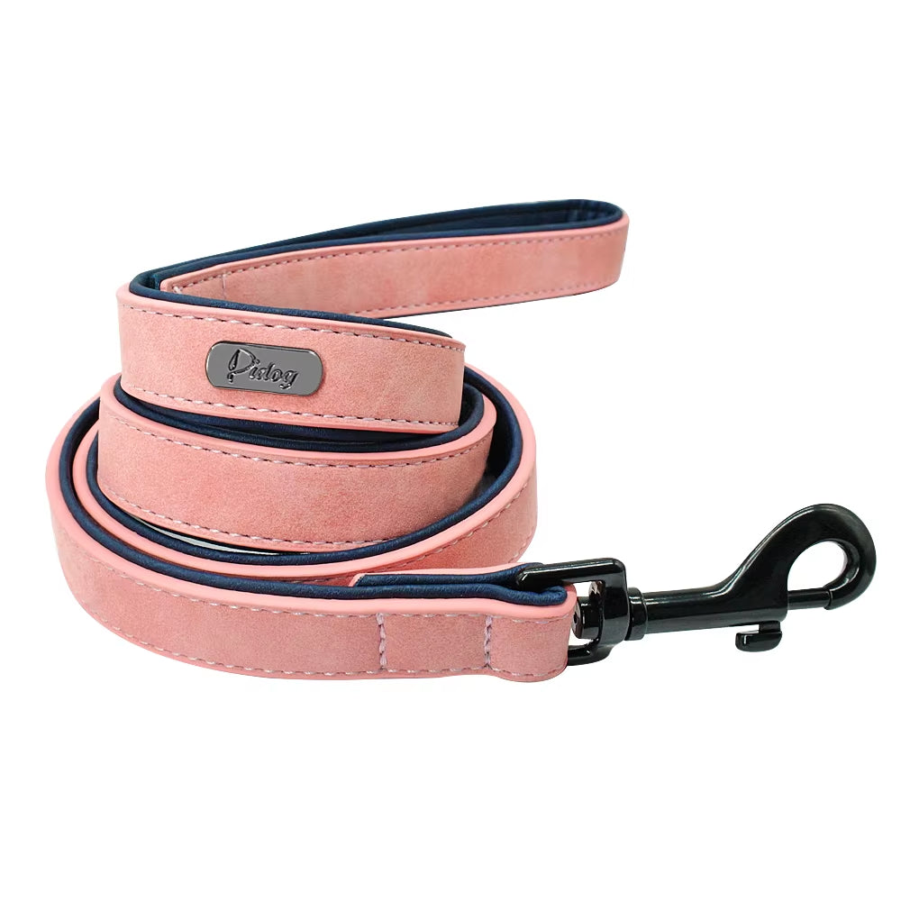 Leder-Hundeleine mit gepolstertem Griff – Ansicht 8