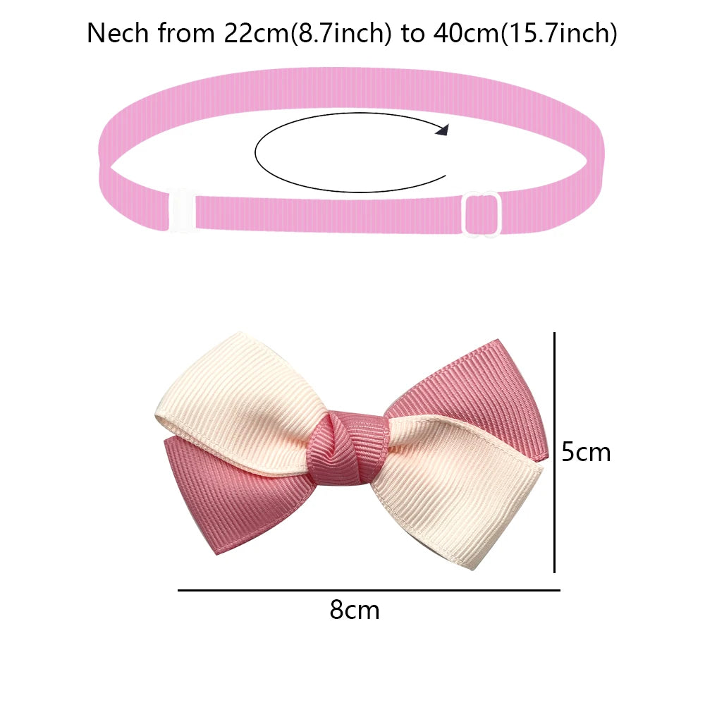 Hundefliegen mit Blumenmotiv fürs Halsband – Ansicht 6